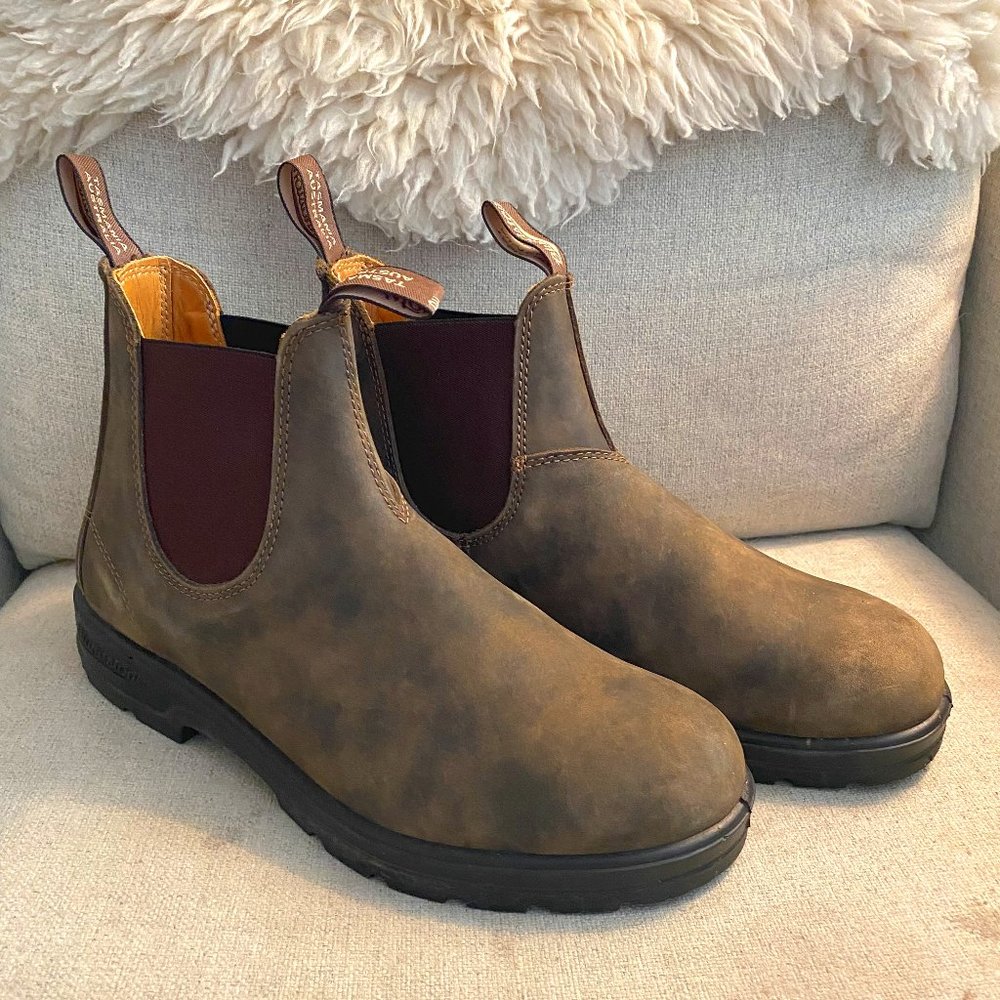 Blundstone Men's Chelsea Boots - Rustic Brown #585